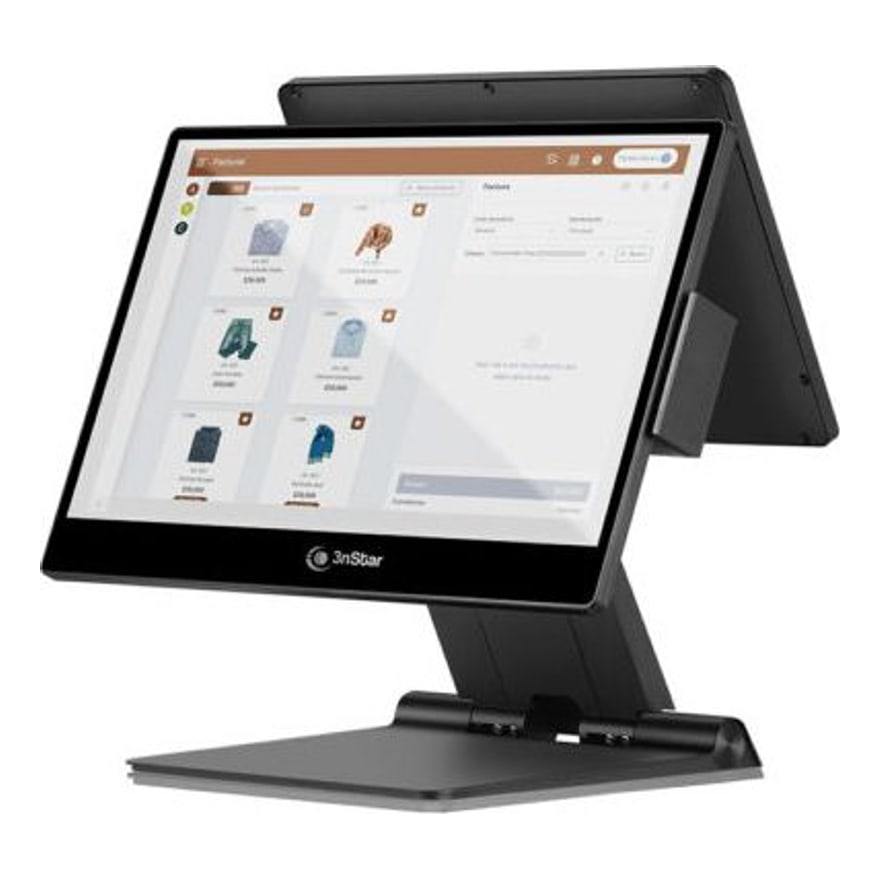 Computadora All in One 3nStar AIO POS P7 I3 12TH Gen 8GB RAM 240GB SSD Capacitive Wi-Fi BT W11 Iot Ent
