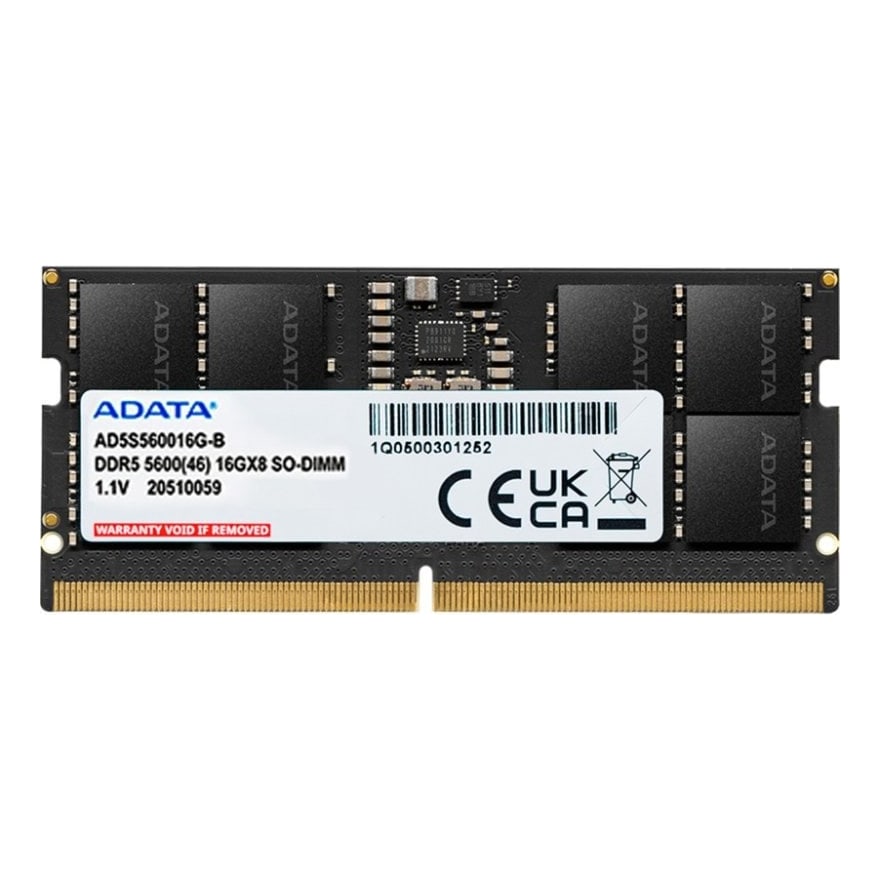 Memoria RAM Adata Sodimm 16GB DDR5 5600MHz 1.1V CAS46