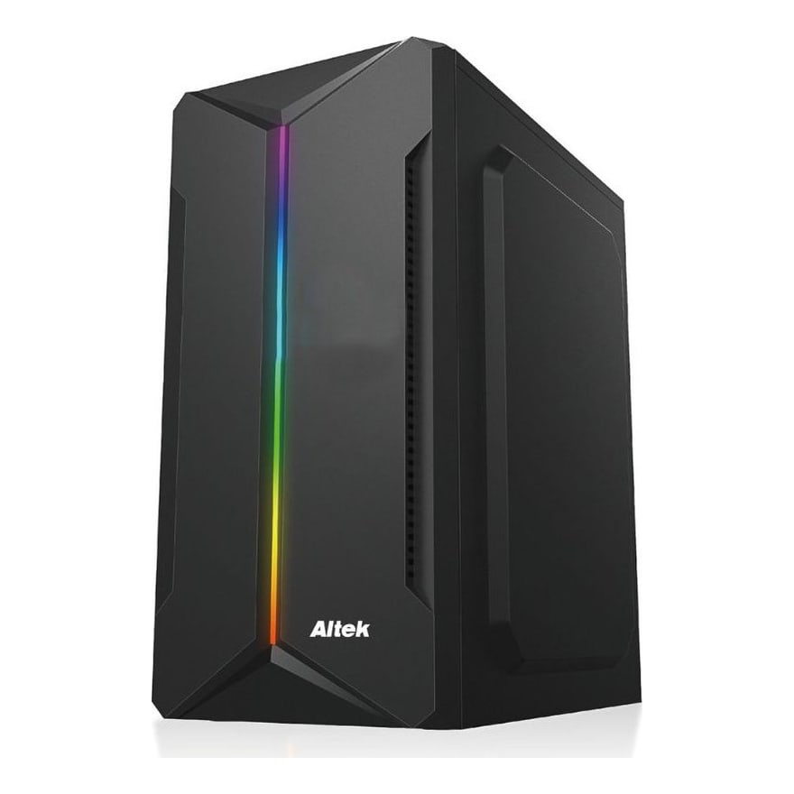 Combo case Altek 4300 465x204x380 mm + teclado multimedia + mouse + parlantes, fuente 875W