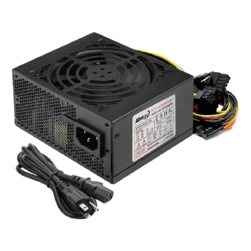 Fuente de poder Altek ATX 900W negra