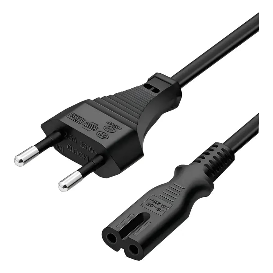 Cable de poder en 8 para impresora 1.5 metros
