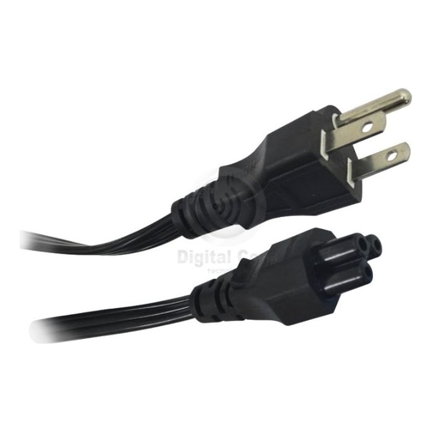 Cable de poder tipo trébol plano Anera 1.5 metros