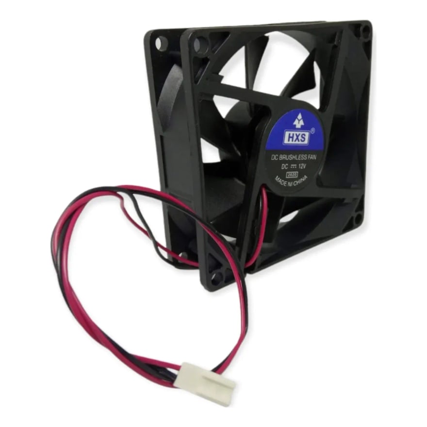 Ventilador para PC 8x8 cm de 2 pines