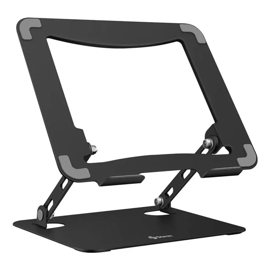 Soporte para laptop y Mac metálico negro Anera