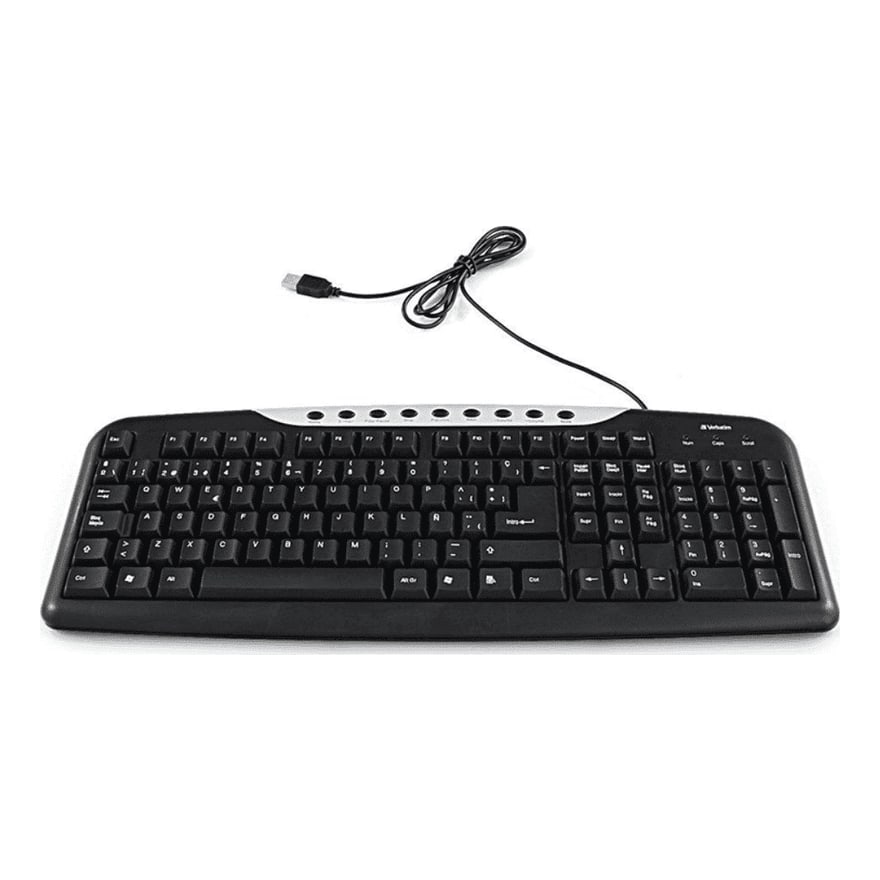 Teclado USB Speedmind 104 teclas, negro