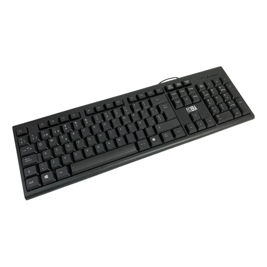 Teclado numérico multimedia USB Anera, negro
