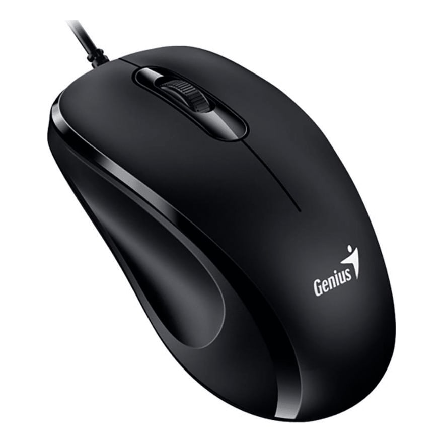 Mouse alámbrico USB Genius DX-101, negro