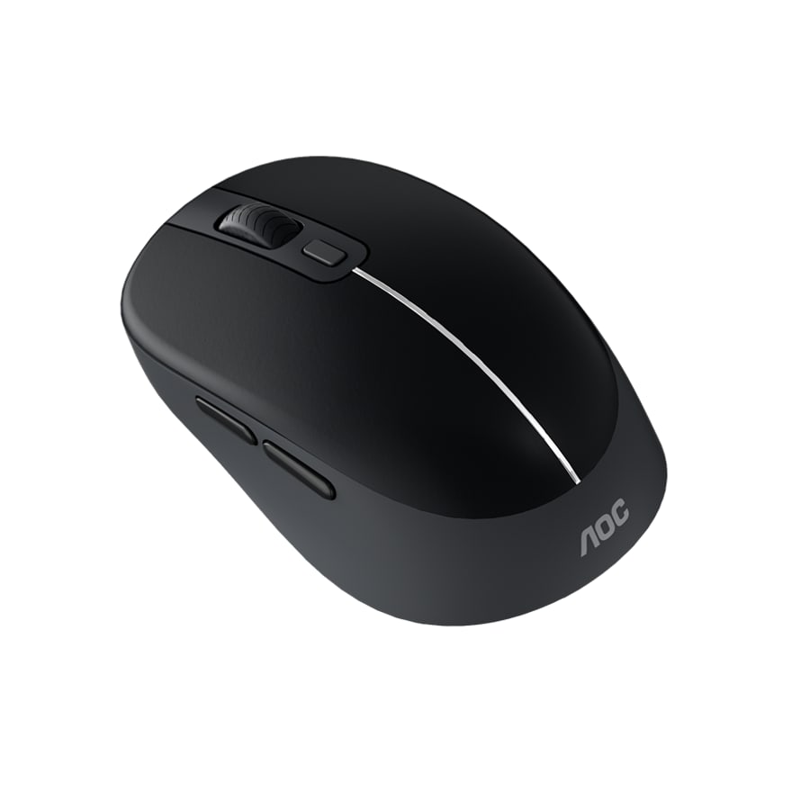 Mouse inalámbrico recargable AOC MS360 2.4 GHz y Bluetooth
