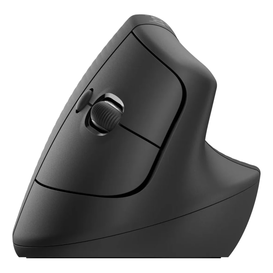Mouse ergonómico vertical inalámbrico Anera para zurdos, a pila