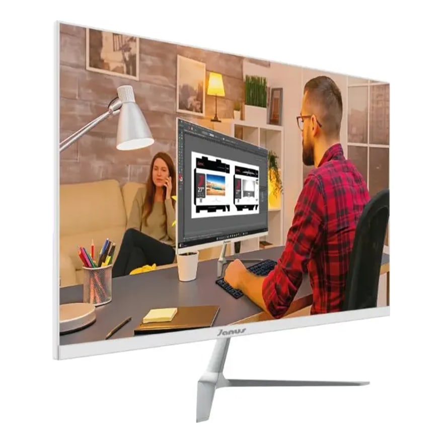 Monitor Heltech 27 Pulgadas HT1920H2D7SLG 144HZ Blanco HDMI Display Port USB Audio