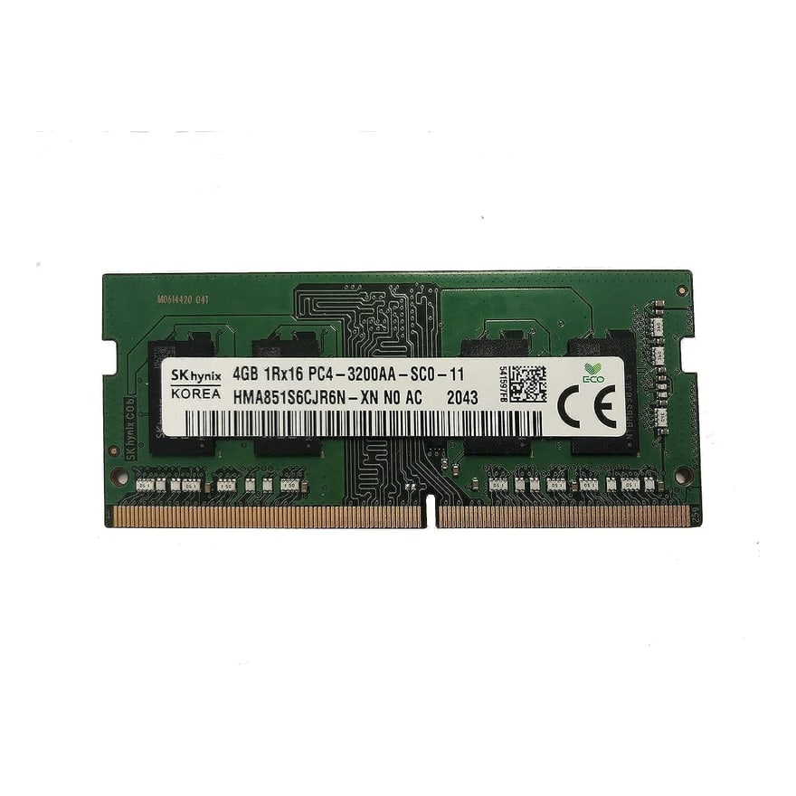 Memoria Laptop DDR4 4GB PC3200AA PC4 25600 Samsung - SK Hynix