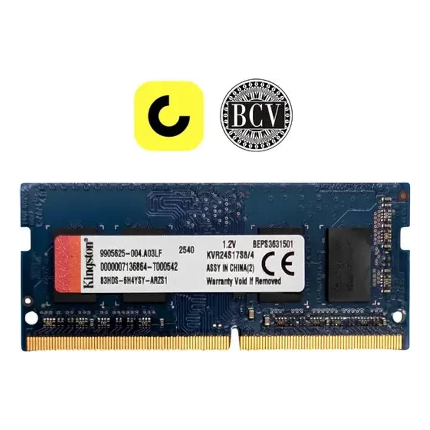 Memoria Laptop DDR4 8GB PC2400 PC4 19200 Heltech