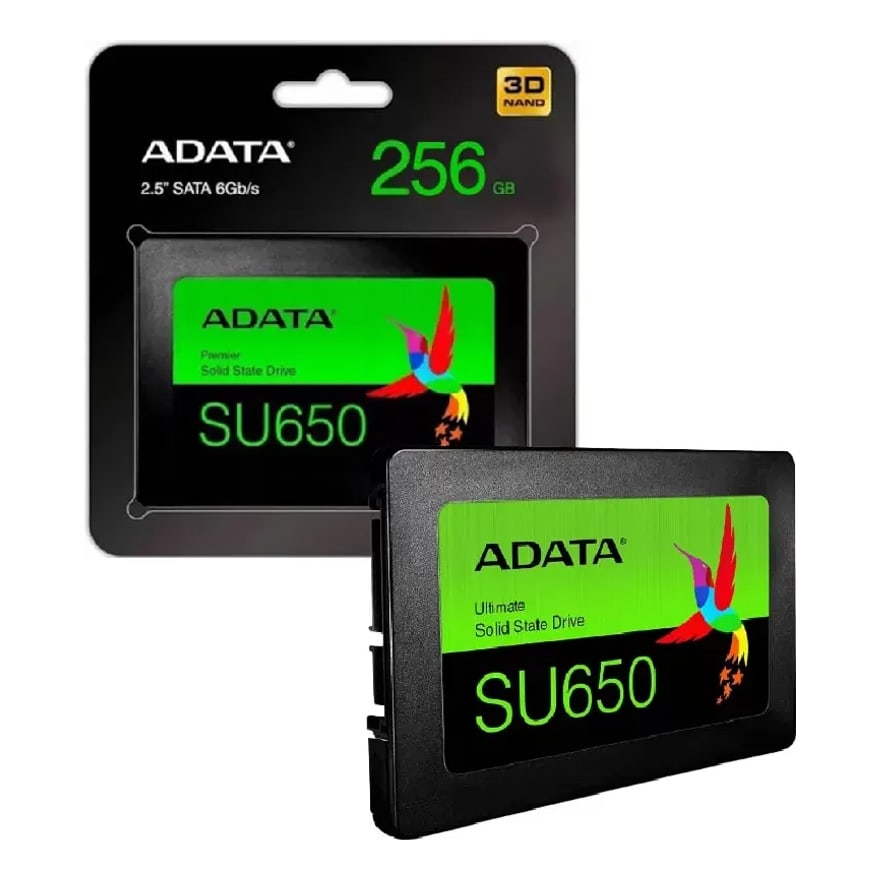 Disco Solido SSD ADATA SU650 256GB SATA 2.5 Pulgadas