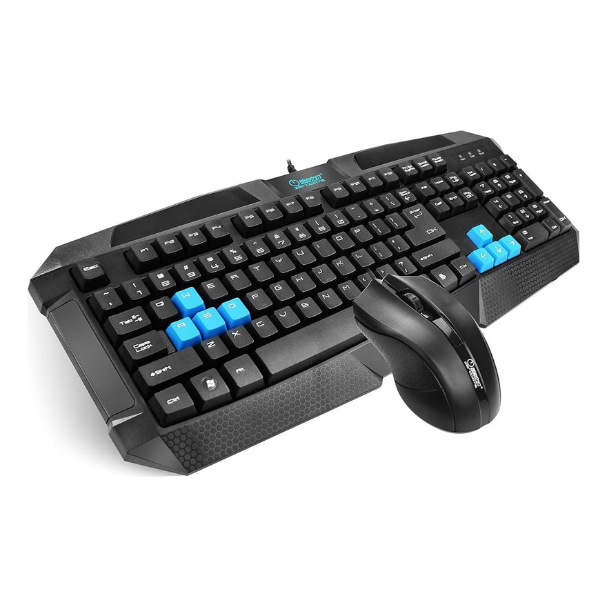 Combo Gaming Zerodate LD-K10 4 en 1 Teclado Mouse Iluminado Negro