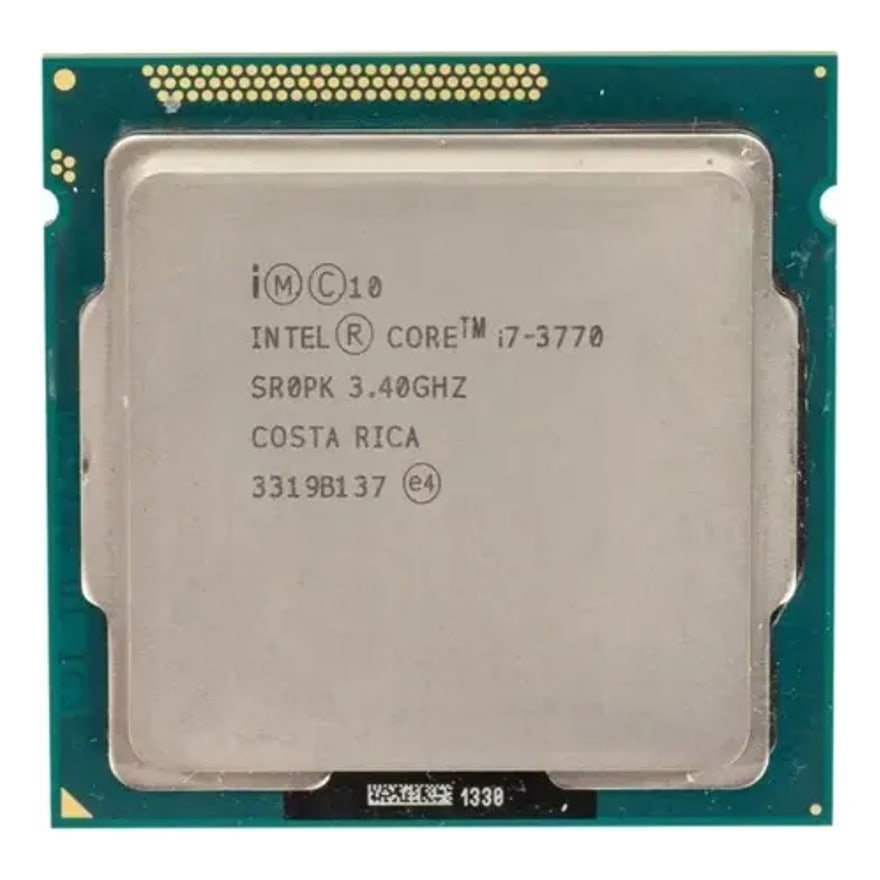 Procesador Intel Core I7 3770 3RA Gen 3.7GHZ Seminuevo (Pull) con Cooler