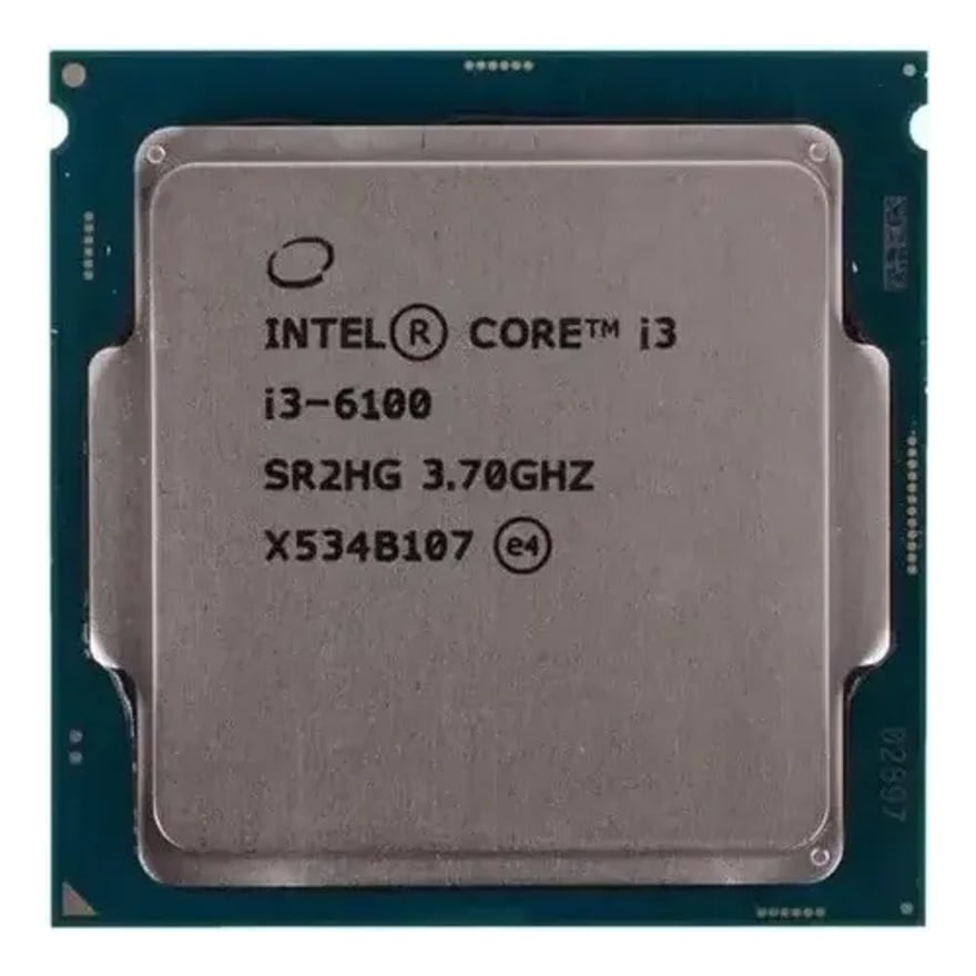 Procesador Intel Core I3 6100 6TA Gen 3.7GHZ Seminuevo (Pull) con Cooler