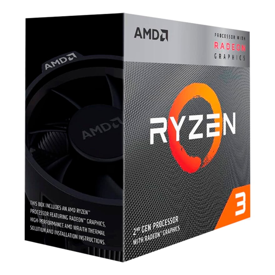Procesador AMD Ryzen 3 3200G AM4 3.6GHZ Nuevo con Caja