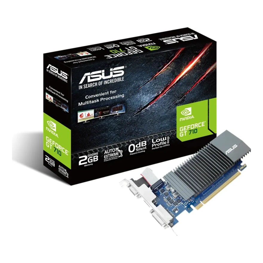 Tarjeta de Video Asus GT710 2GB DDR5 Evo