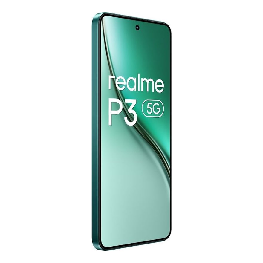 Celular Realme P3 5G 12GB RAM 512GB ROM Resistente al Agua (silver, Verde)