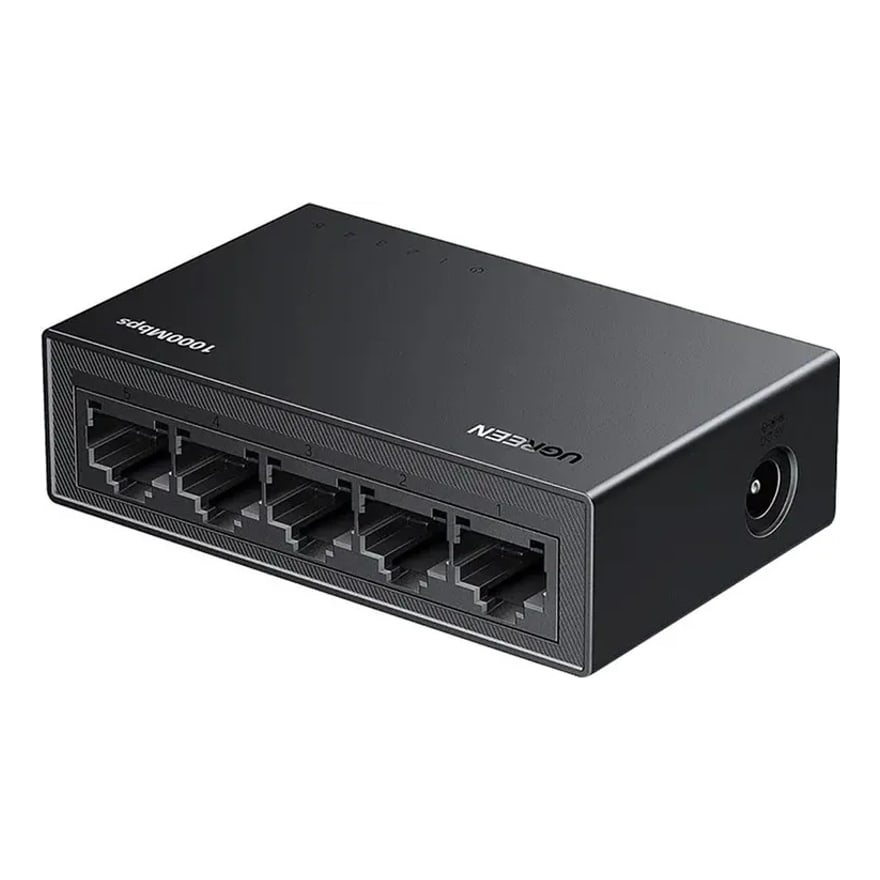 Switch Anera 5 puertos RJ-45 10/100 plástico
