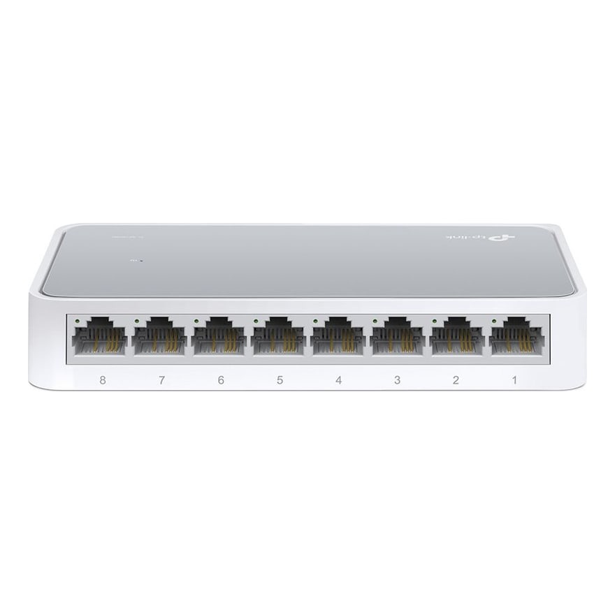 Switch Anera 8 puertos RJ-45 10/100 plástico