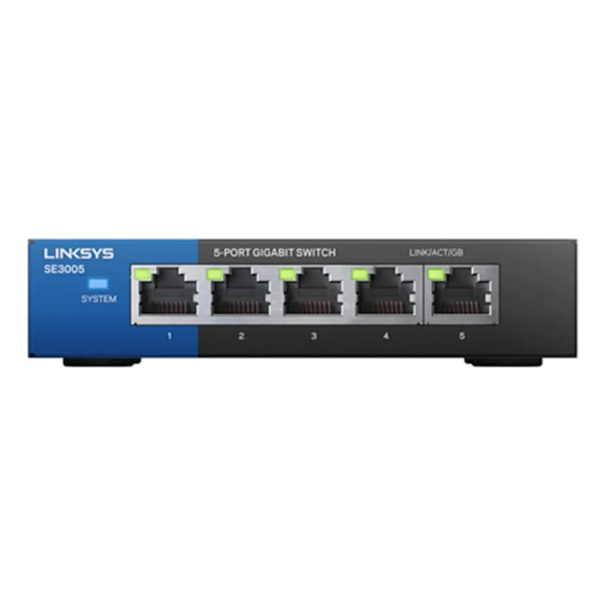 Switch Anera 5 puertos RJ-45 metálico