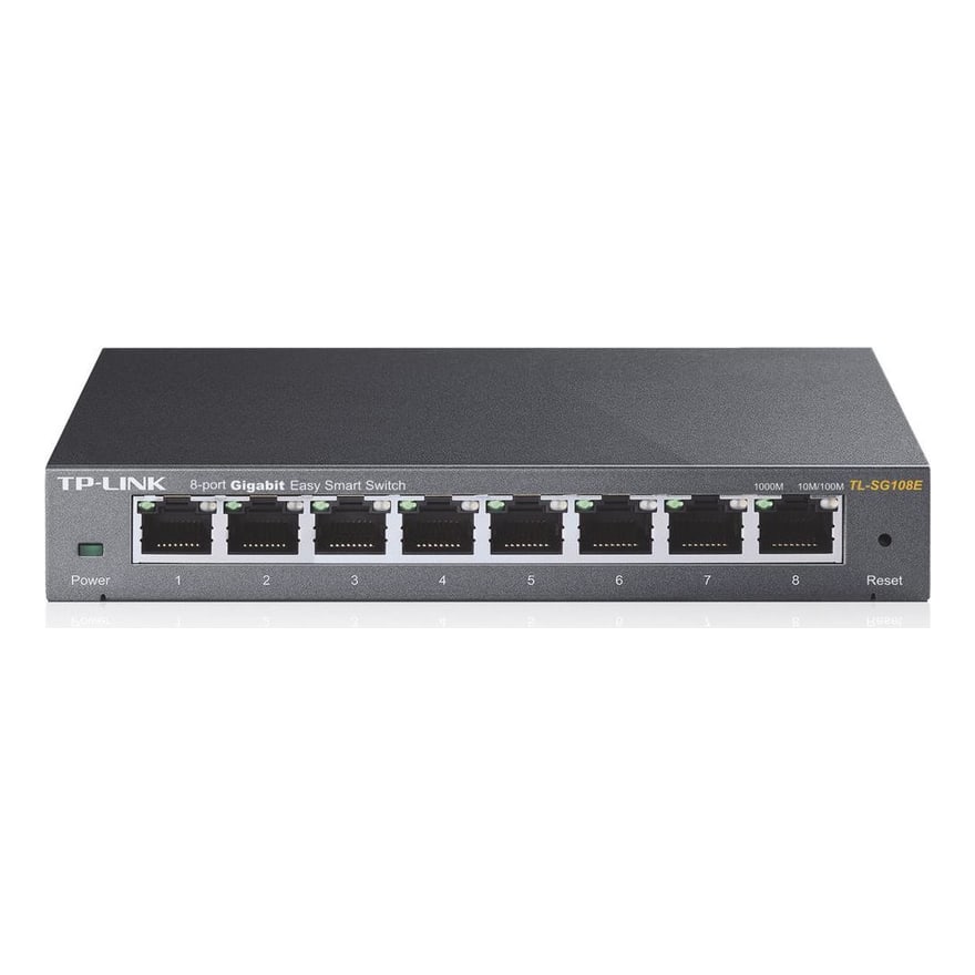 Switch Anera 8 puertos RJ-45 metálico