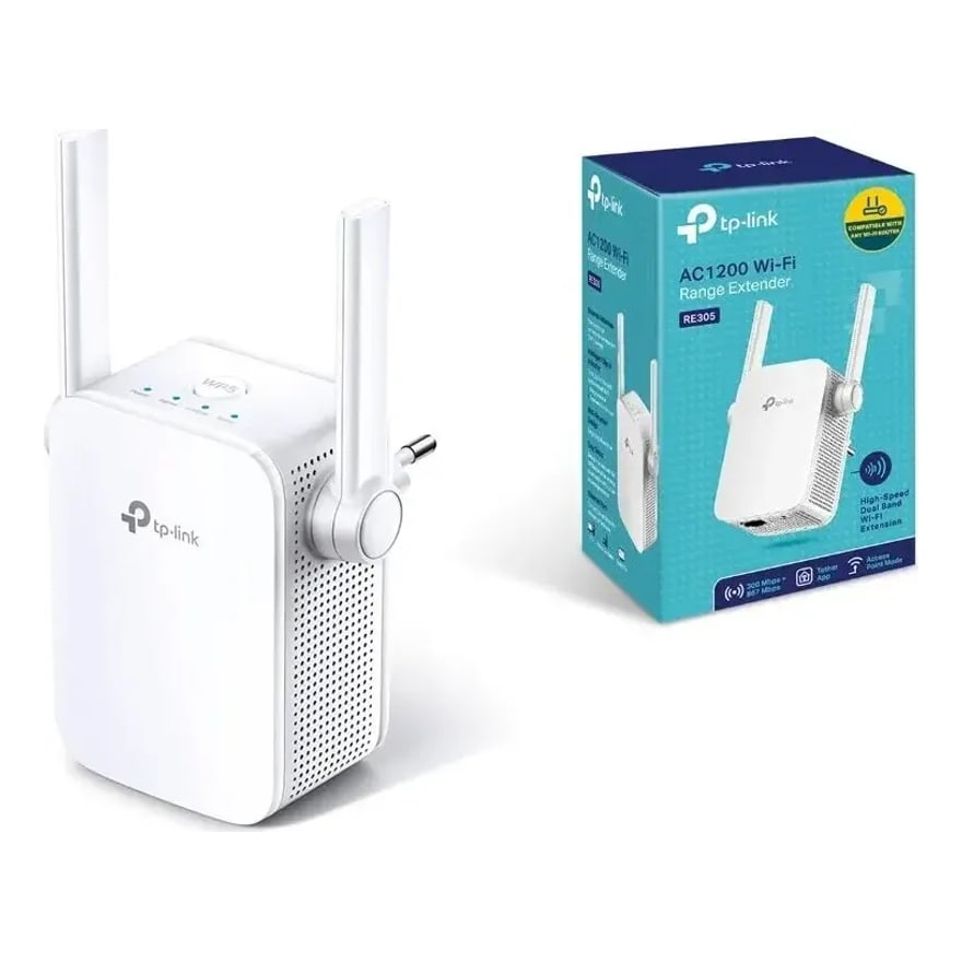 Extensor WiFi TP-Link RE305 AC1200 doble banda 867 Mbps 5 GHz