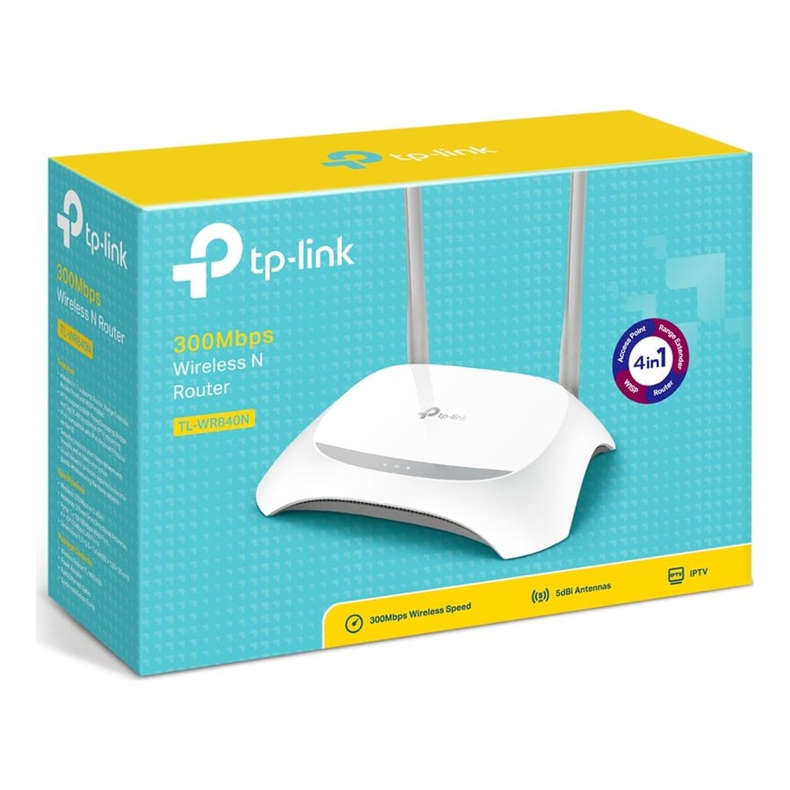 Router TP-Link TL-WR840N N 300 Mbps 2 antenas