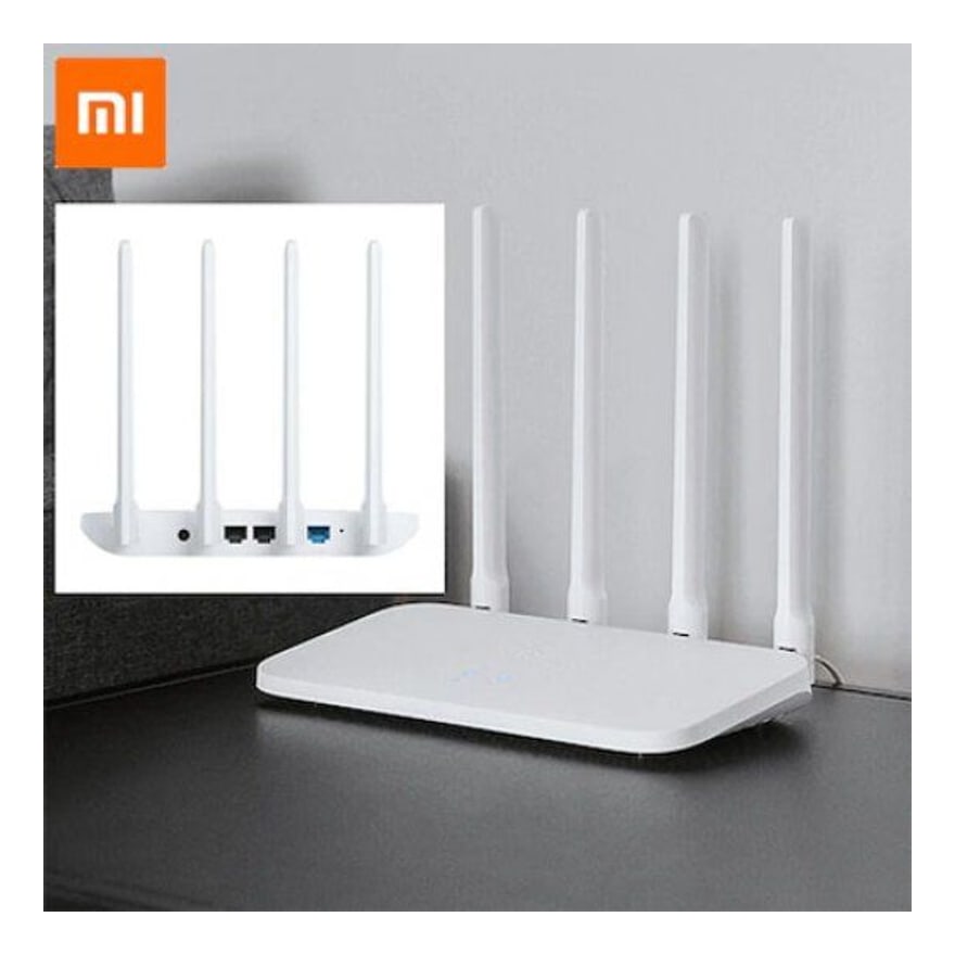Router Xiaomi Mi Router 4C 300 Mbps 4 antenas, control desde app móvil