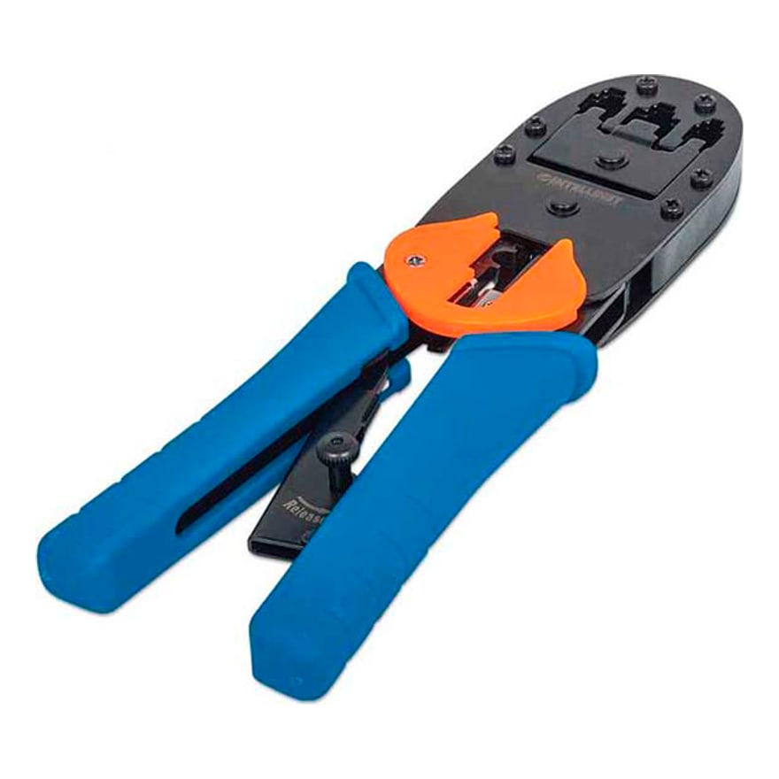 Ponchadora para plug RJ45, RJ11 y RJ12