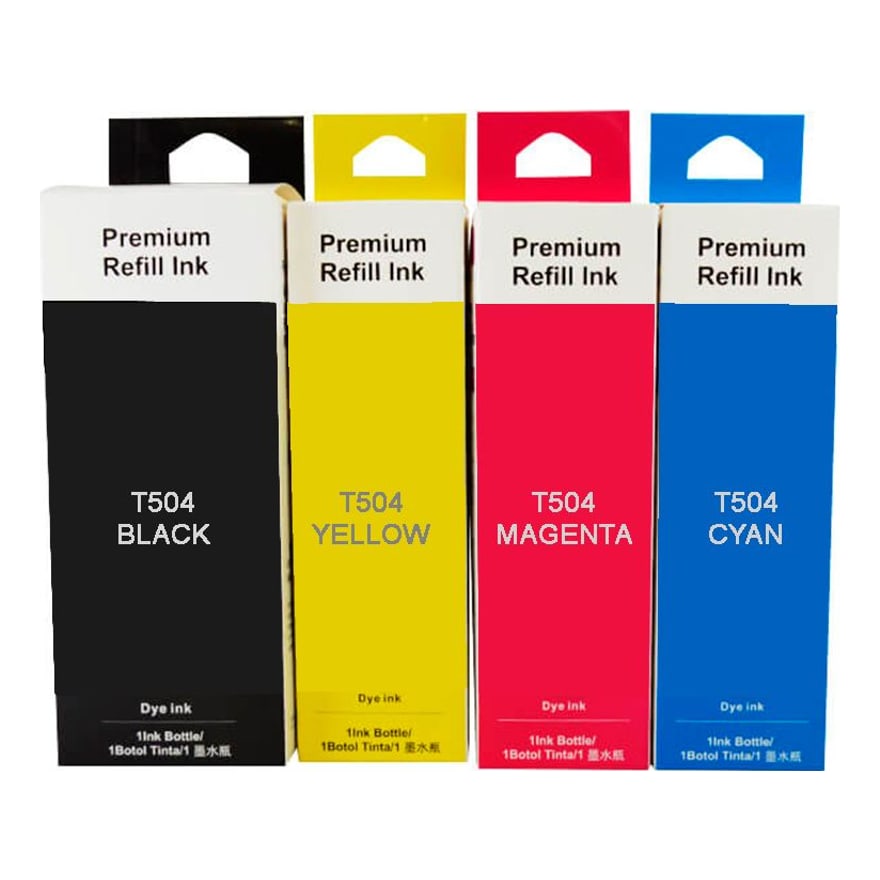 Tinta genérica Premium Ink compatible con Epson 504 negra, 127 ml