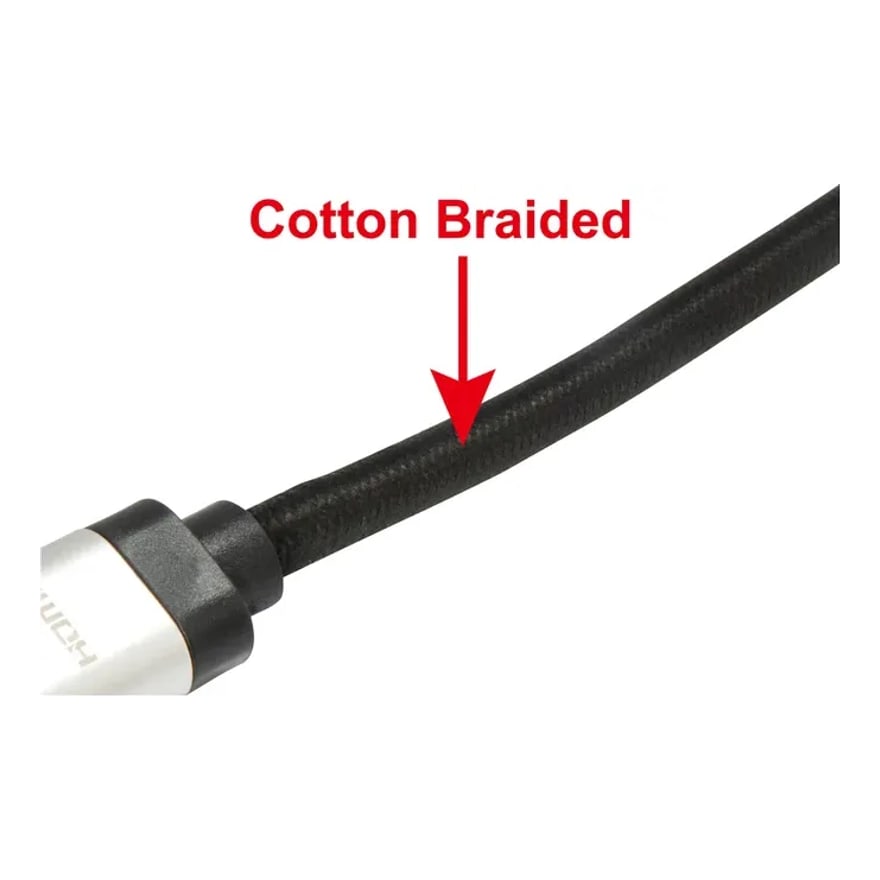 Cable HDMI 2.1 8K plug rojo 5 metros