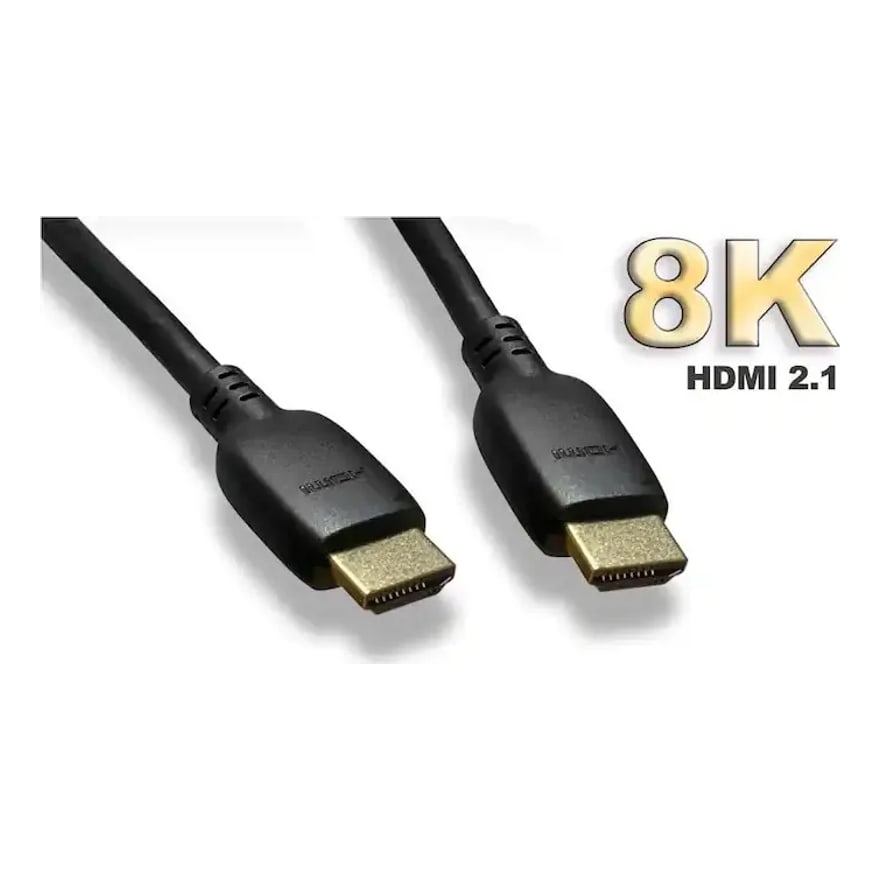 Cable HDMI a HDMI 2.1 8K Ultra HD 3D de 1.8 metros, caja celeste