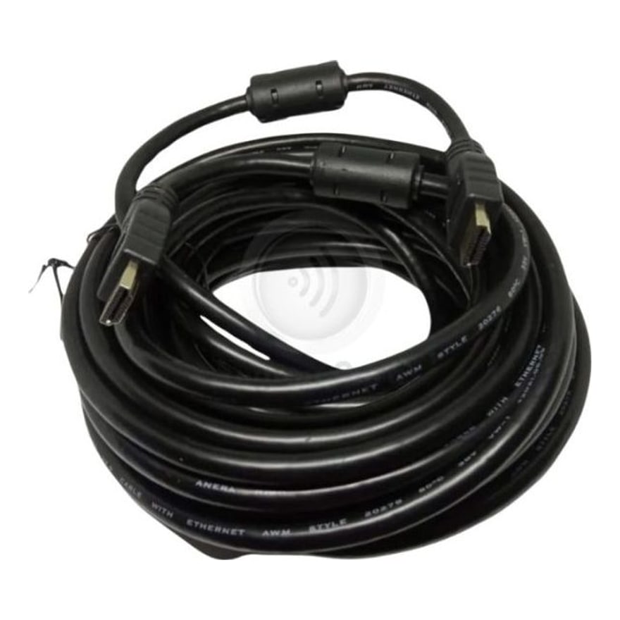 Cable HDMI a HDMI 2.0 Anera de 20 metros con filtro, negro