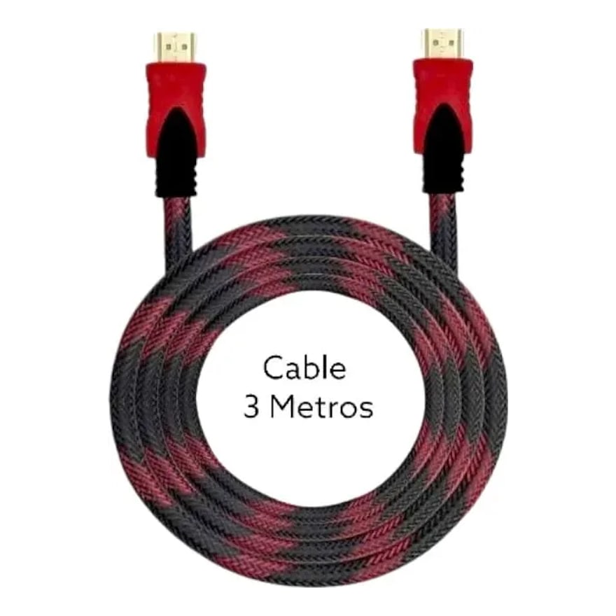 Cable HDMI a HDMI de 3 metros sin filtro, económico