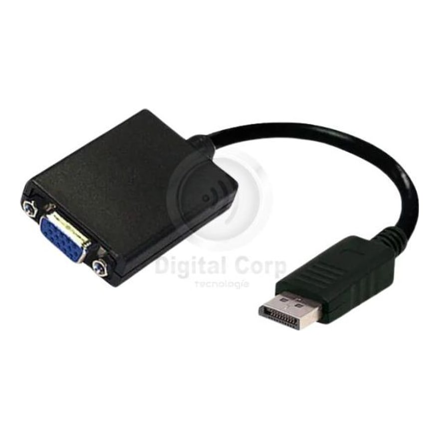 Cable adaptador DisplayPort a VGA hembra Anera 20 cm