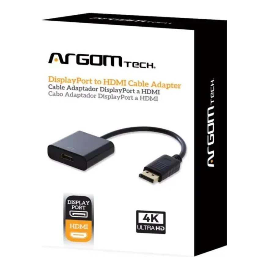 Cable adaptador DisplayPort a HDMI hembra Argom 15 cm