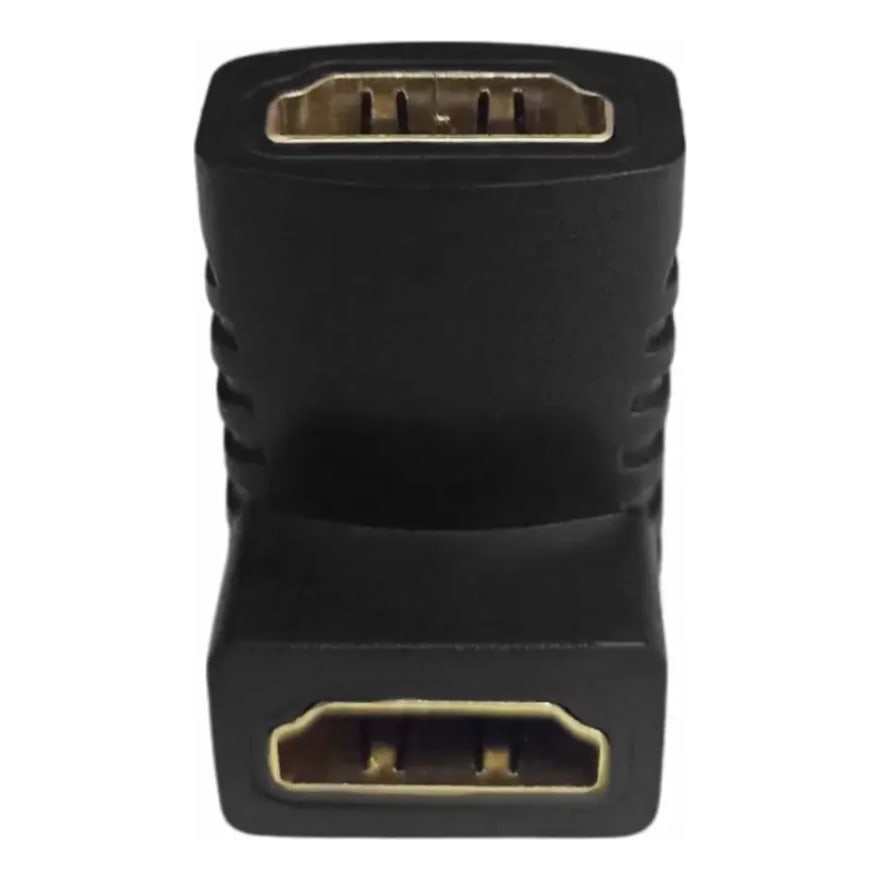 Unión HDMI hembra a hembra en L