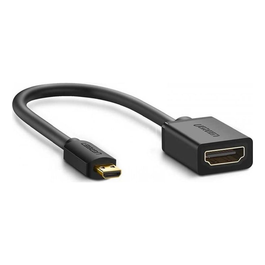 Adaptador Micro HDMI a HDMI hembra 4K de 25 cm Ugreen