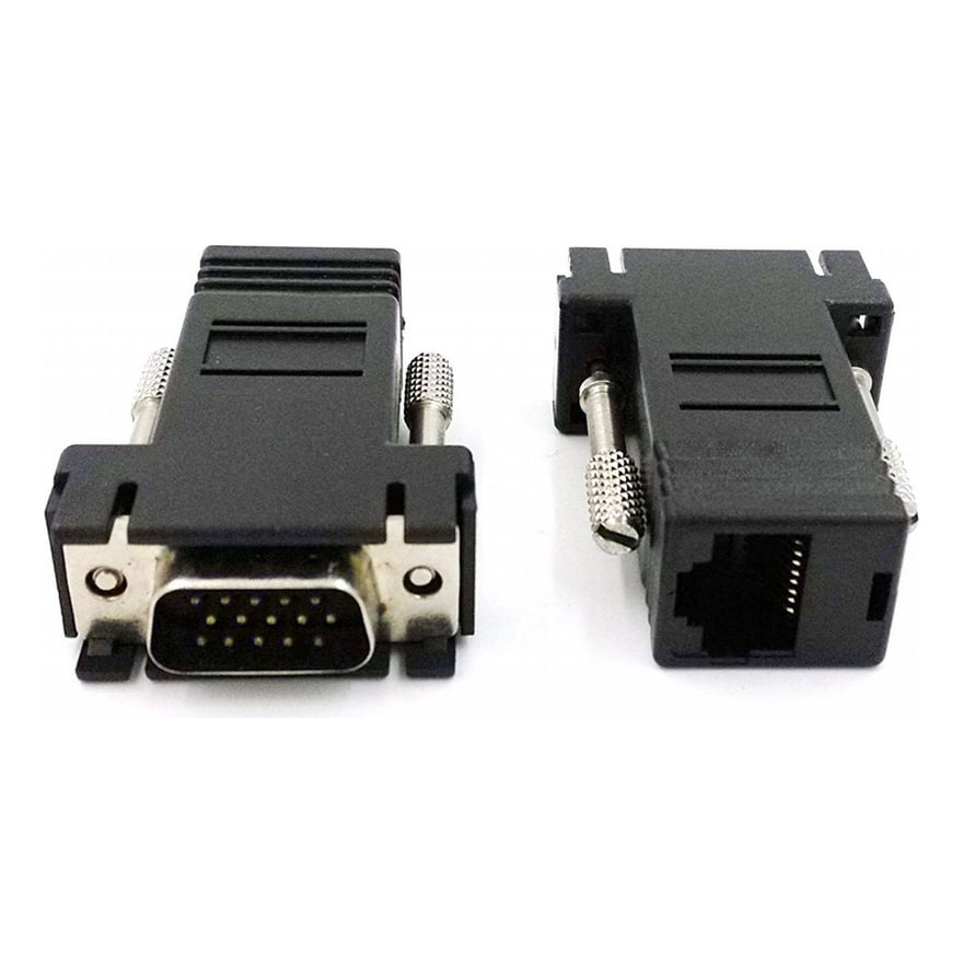 Adaptador VGA macho a RJ45 hembra Anera