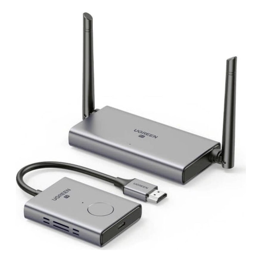 Extensor HDMI inalámbrico Ugreen hasta 50 metros 1080p 60 Hz, transmisor y receptor
