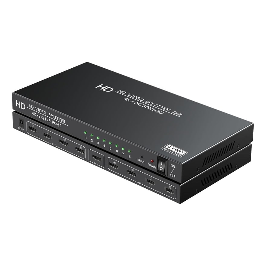 Splitter HDMI de 8 puertos 1.4 UHD 4K x 2K