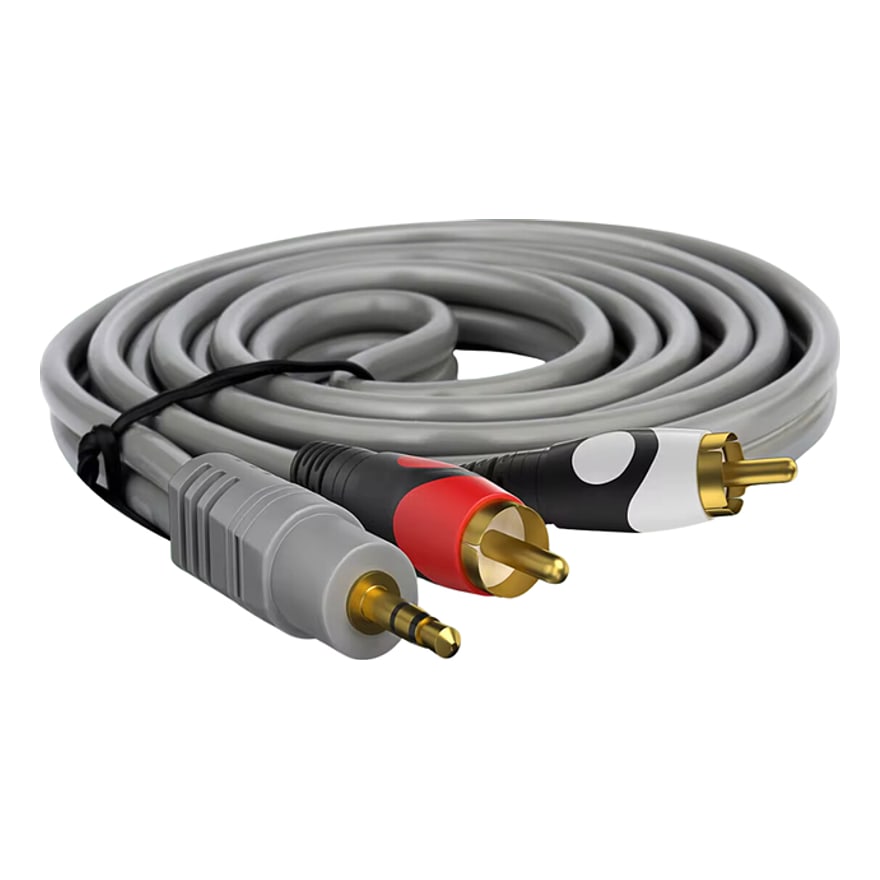 Cable de audio 3.5 mm a 2 RCA Anera de 3 metros