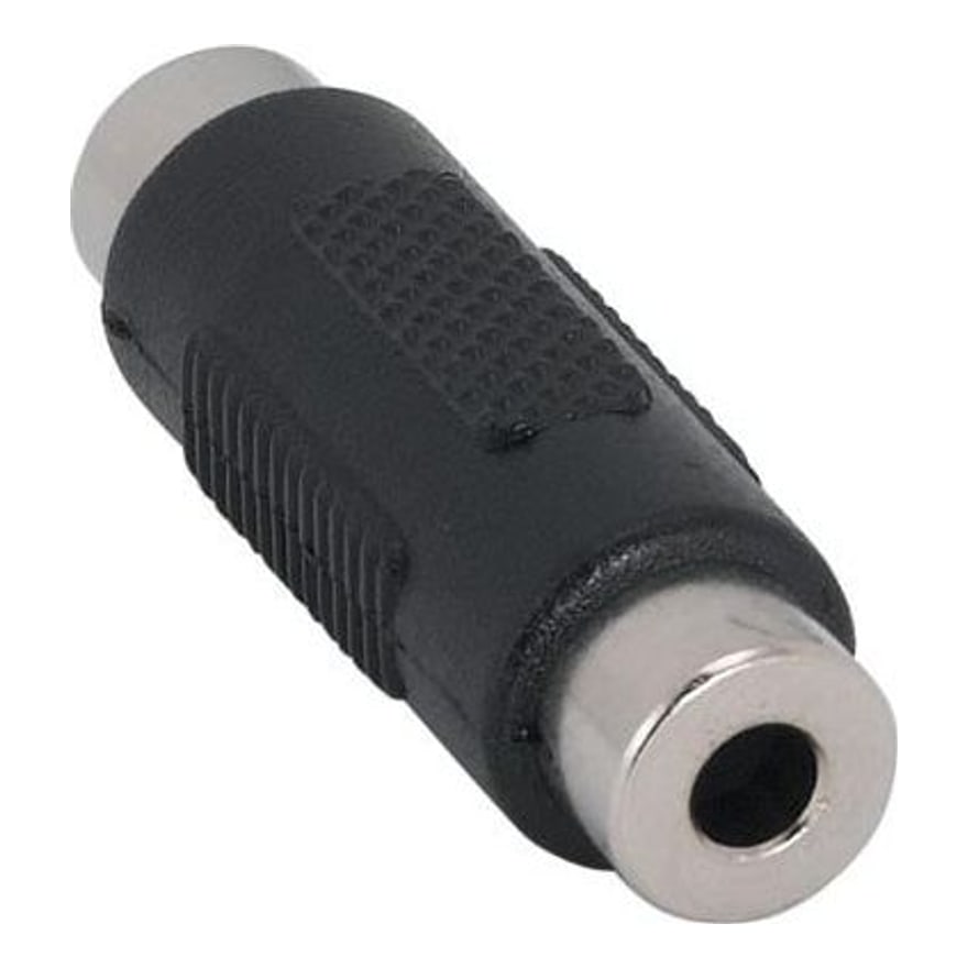 Unión 3.5 mm hembra a hembra estéreo plástica, paquete de 10 unidades