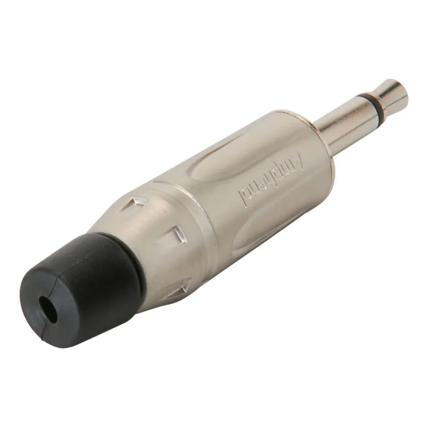 Plug 3.5 mm tripolar metálico (rojo, azul, gris y verde), paquete de 10 unidades