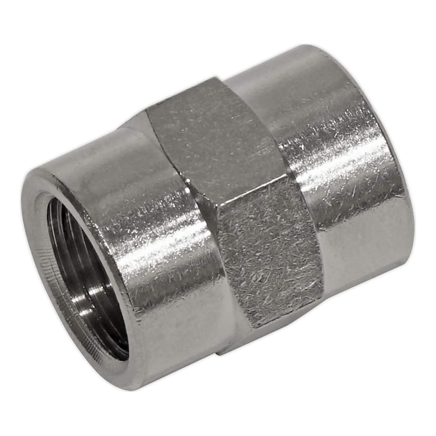 Unión 1/4 a 1/4 mono hembra plástica, paquete de 10 unidades