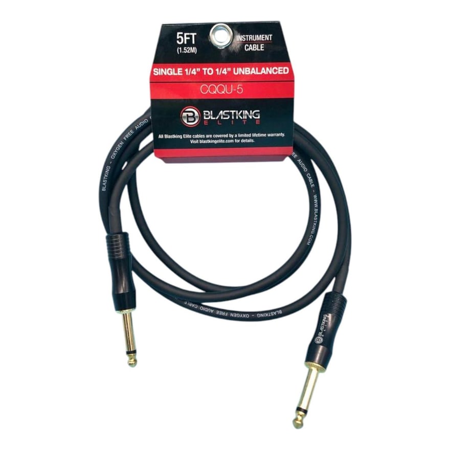 Cable 1/4 mono a 1/4 mono Blastking de 1.52 metros de cobre