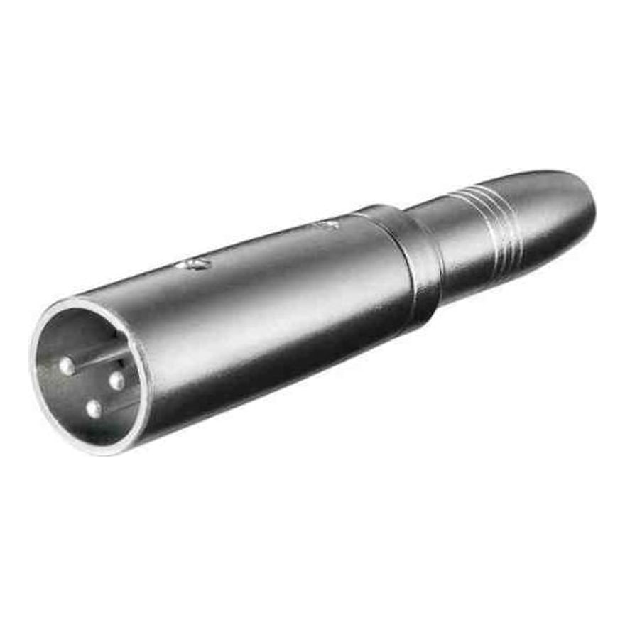 Adaptador Canon (XLR) macho a jack 1/4 mono