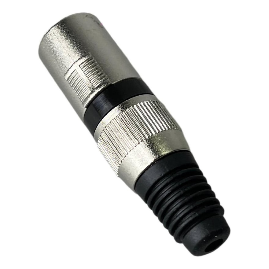 Conector Canon (XLR) macho metálico LK